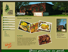 Tablet Screenshot of pineridgefarmspork.com